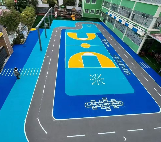 永州市预制型跑道混合型塑胶跑道 - 方案